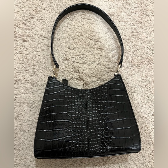 🚫SOLD Liz Claiborne croc shoulder bag - Picture 1 of 2